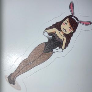 Vintage playboy bunny playmate sticker